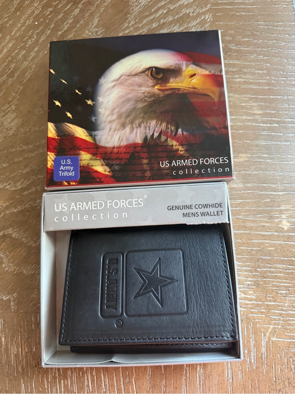 Genuine Cowhide Black Men's Wallet